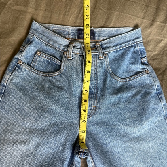 Vtg Element Petite Sophisticate Straight Leg Jeans 0S Blue Denim High Waist Mom - Picture 7 of 9